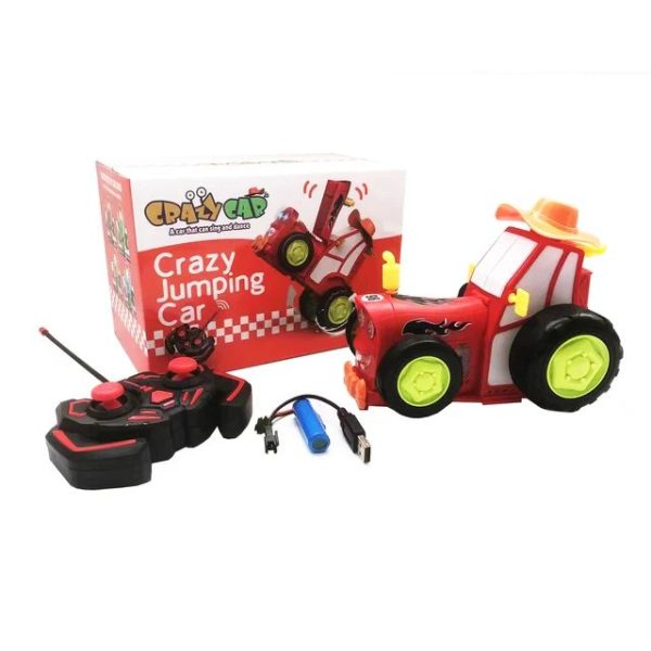 Crazy Jumping Car, télécommande rotative 360° sans fil voiture danse cascadeuse – Image 4