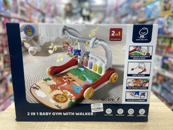 BABY GYM WITH WALKER 2in1