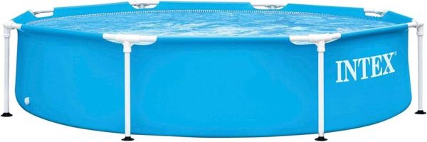 Intex 28205 Piscina Metal Frame, 244 X 51 Cm, Blu – Image 3