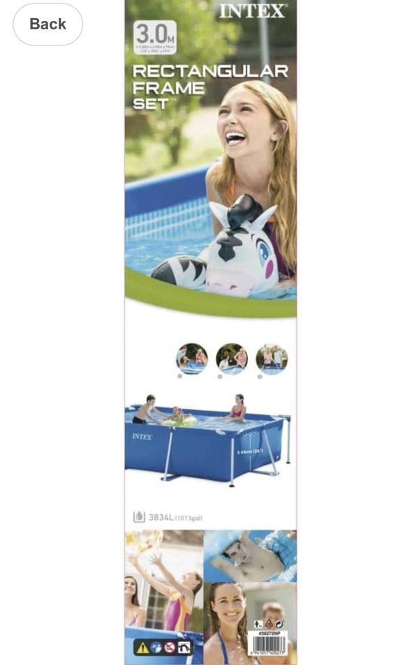 Intex Swimming Pool Rectangular Frame 300x200x75 cm 28272NP – Image 4
