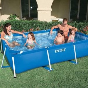 Piscine Metal Frame Junior rectangulaire 220 x 150 x 60 cm -Intex