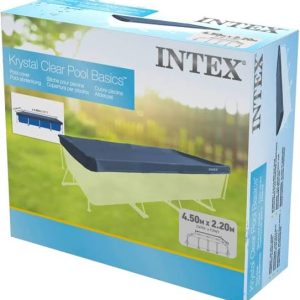 Intex 28039 Protective cover for rectangular pool Blue 450 x 220 x 20 cm