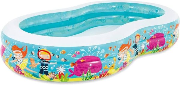 Intex - Piscine Laguna 262 x 160 x 46 cm, Multicolore, 56490NP