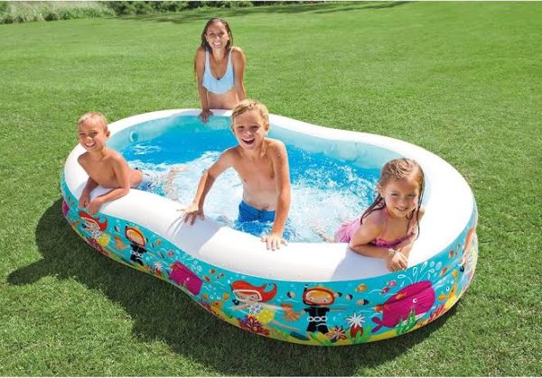 Intex - Piscine Laguna 262 x 160 x 46 cm, Multicolore, 56490NP – Image 2
